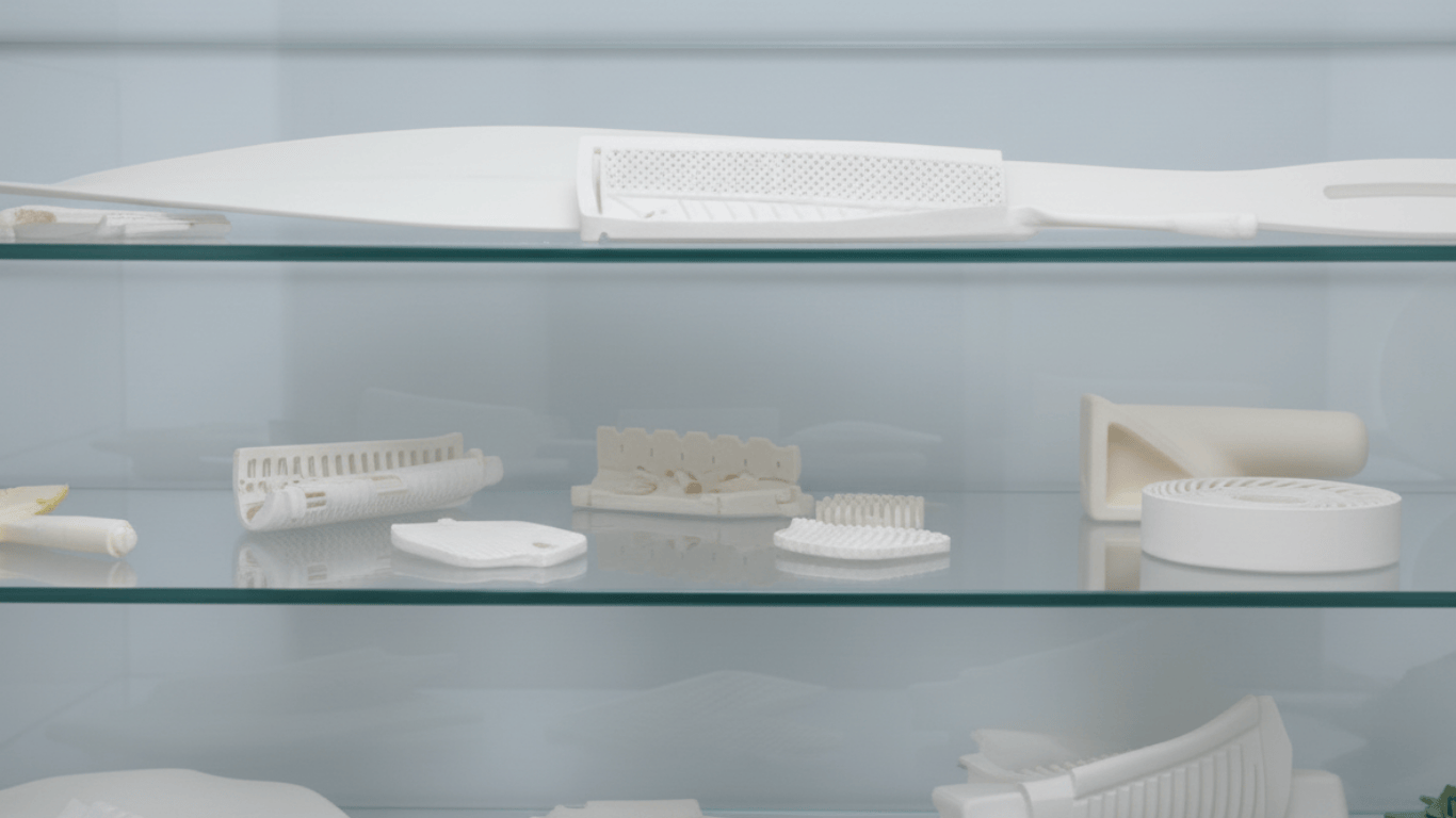 An industrial setting showing the casting process for aerospace parts.